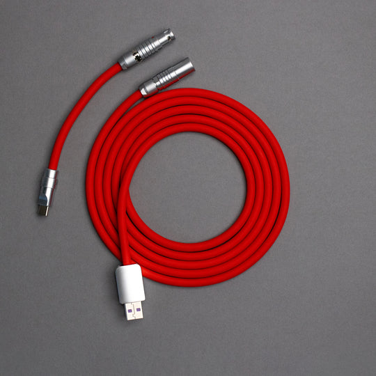 Câble silicone FEMO - Rouge
