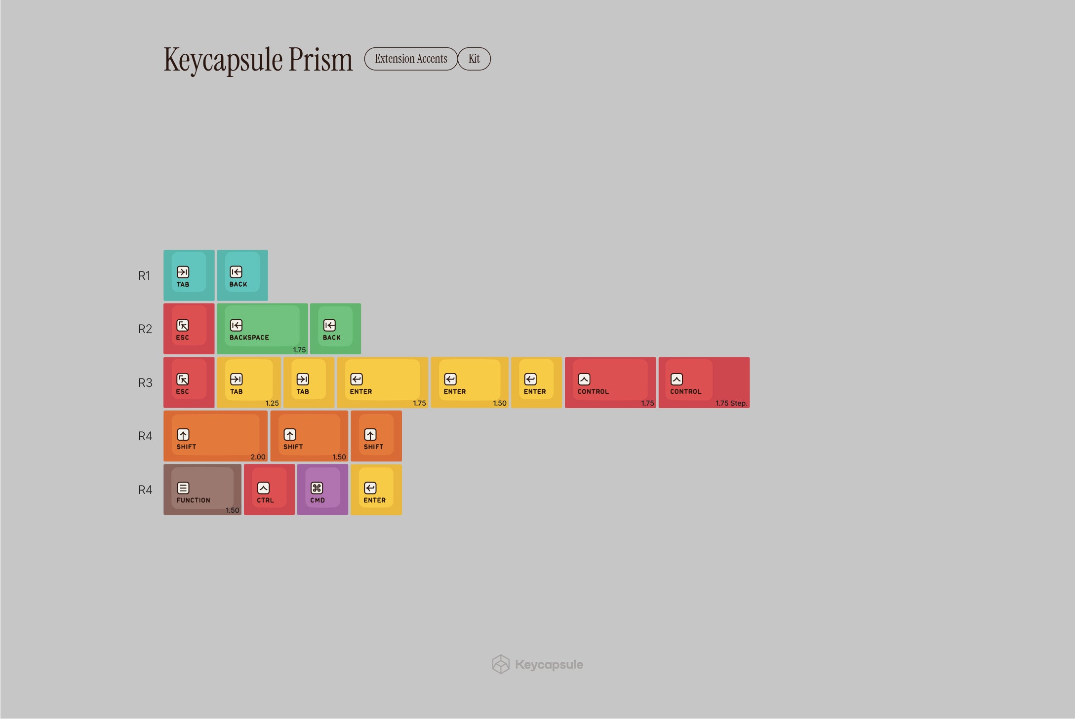 Keycaps - Prism