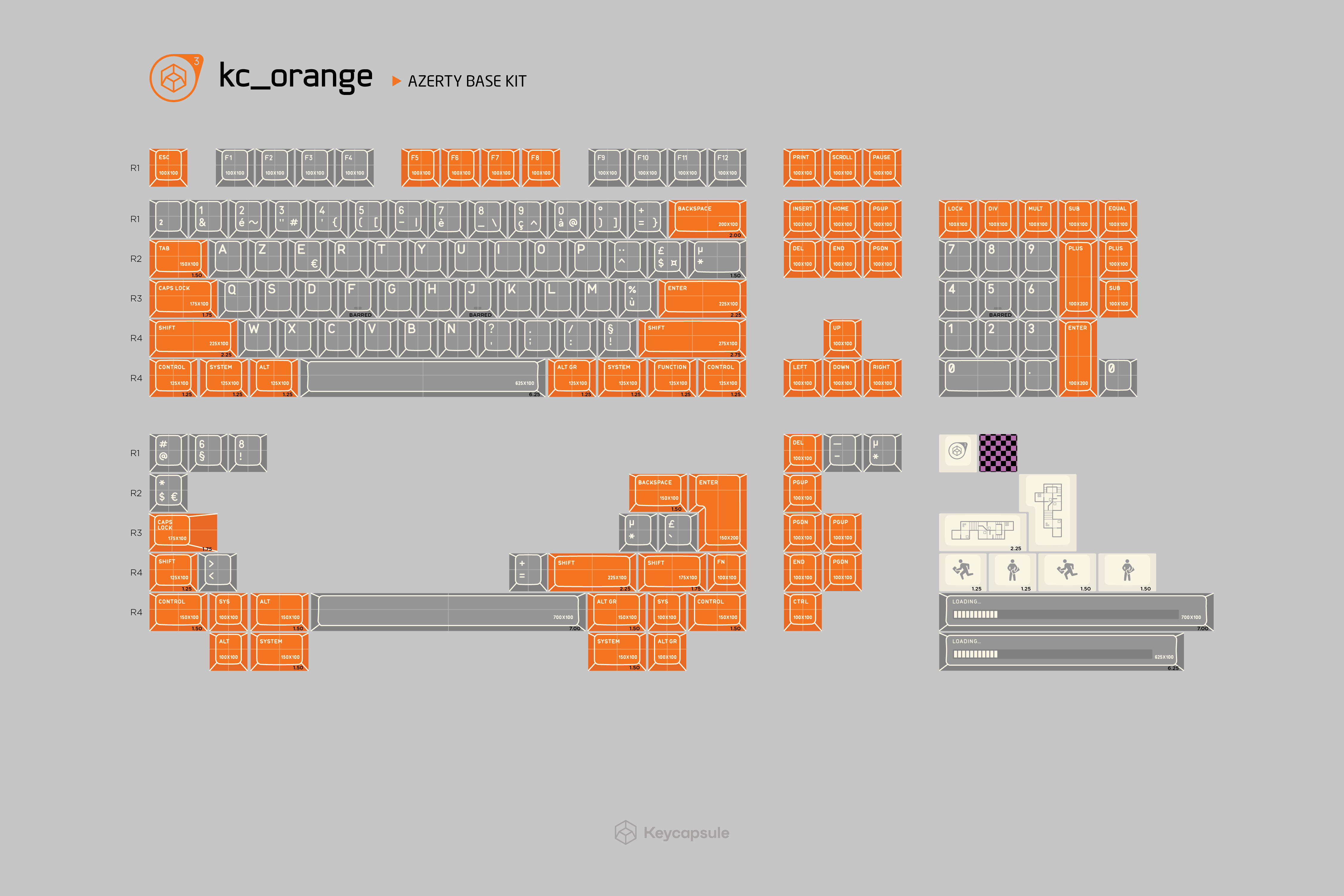 Keycaps - kc_orange
