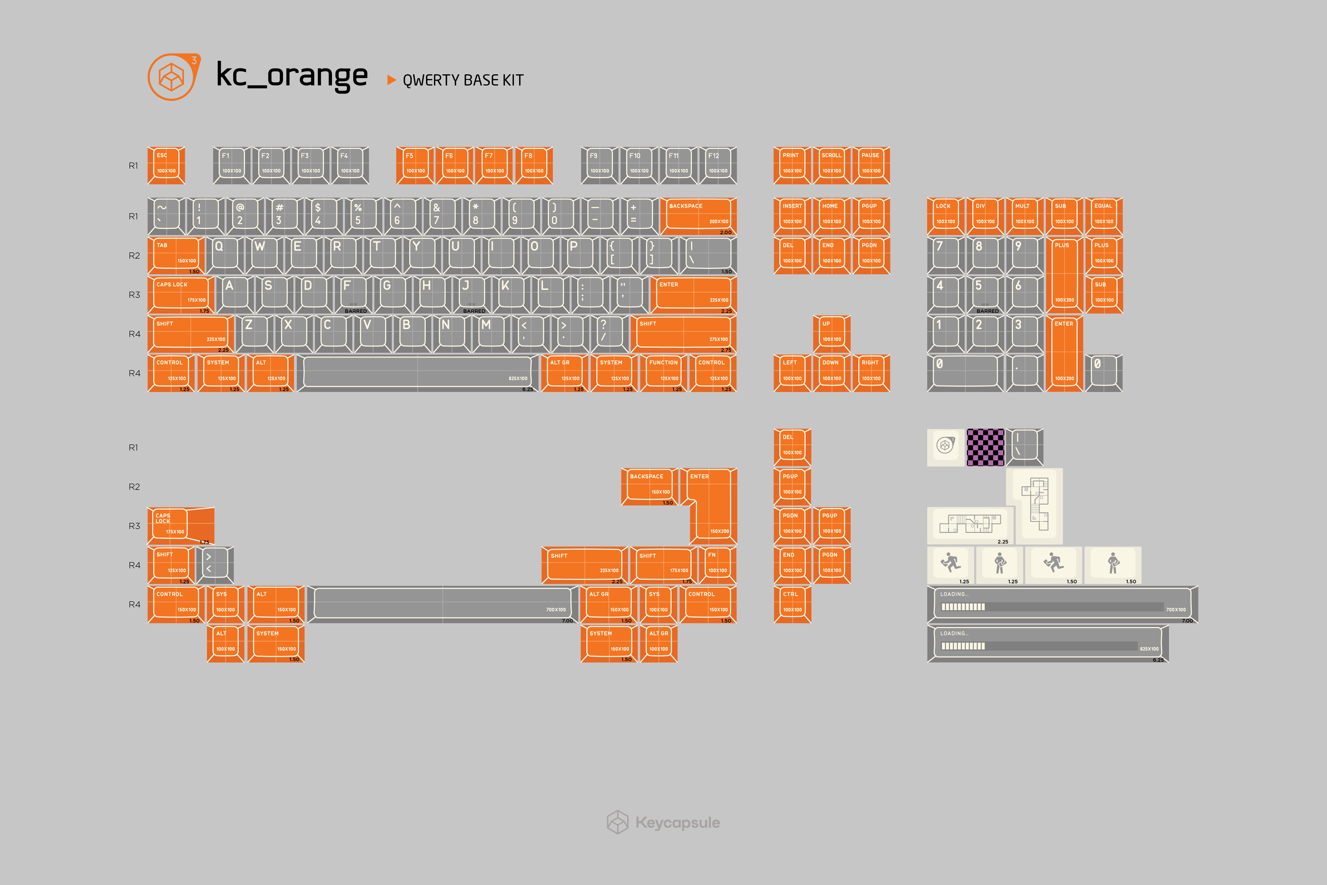 Keycaps - kc_orange